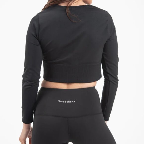 Sweetflexx Full length | Hi-Rise | Resistance Band Leggings | Black EUC Size 12 - Picture 5 of 9